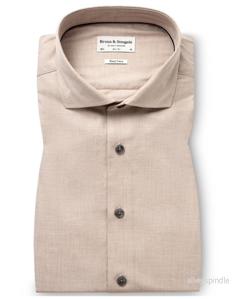 BS Chapmann Slim Fit Skjorta – Sand BS Chapmann Slim Fit Skjorta – Sand