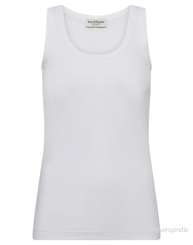 BS Charlotte Regular Fit Topp – White BS Charlotte Regular Fit Topp – White