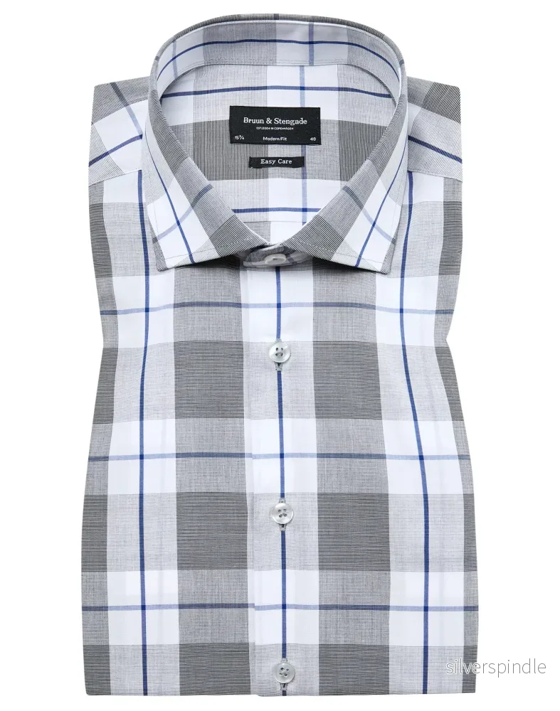 BS Riquelme Modern Fit Skjorta - Grey