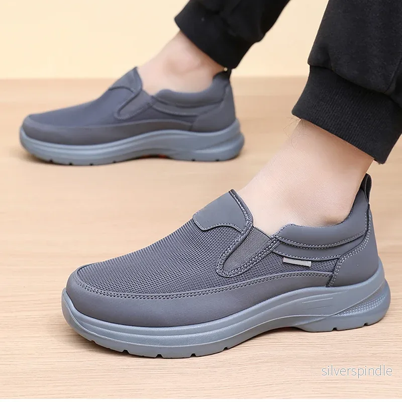 Ethan | Andningsbara Slip-On Herrsneakers med Ortopedisk Stöd - Bild 3