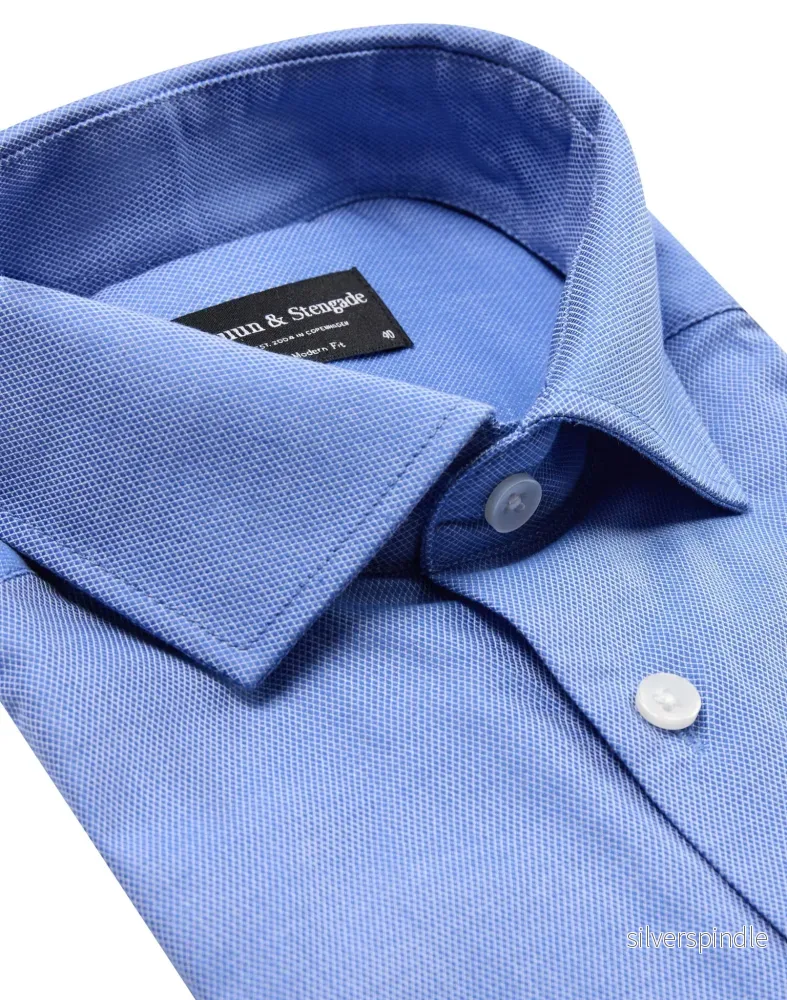 BS Yaya Modern Fit Skjorta - Blue - Bild 2