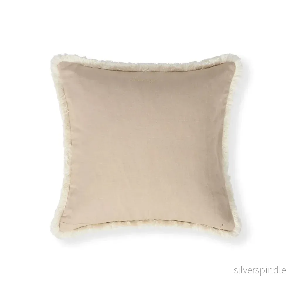 Lexington Linen/Cotton Fringe Kuddfodral