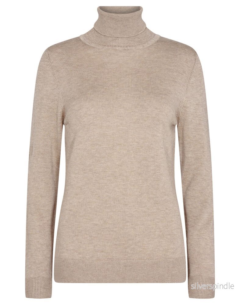BS Valeria Regular Fit Stickat – Sand