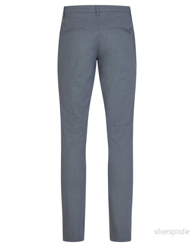 BS Francisco Slim Fit Chinos - Blå - Bild 2