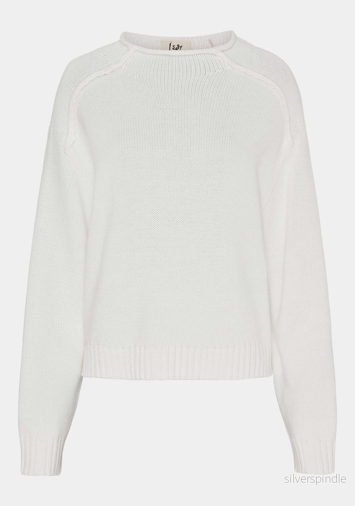 Ellen Knit Pullover – Broken White Ellen Knit Pullover – Broken White