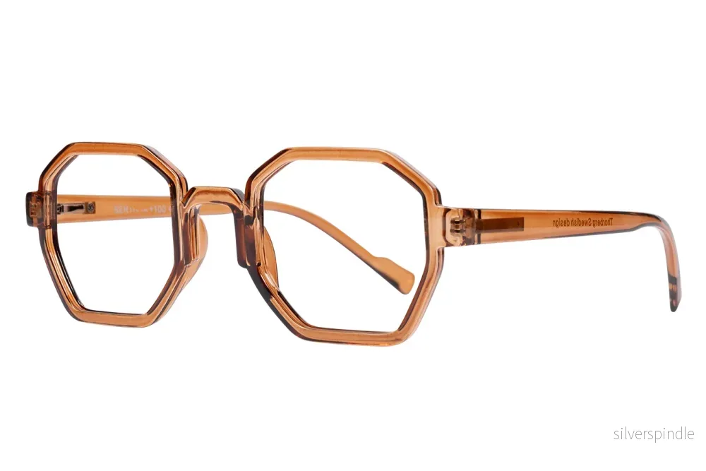 BERTRAM transp brown Reading Glasses. POPULÄR. Få kvar i lager. - Bild 2