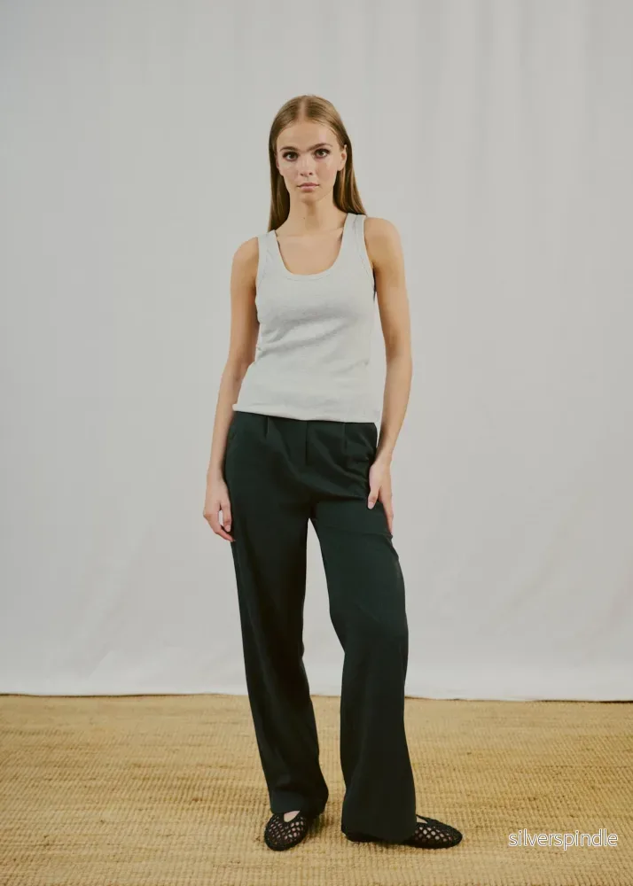 BS Charlotte Regular Fit Topp - Light Grey