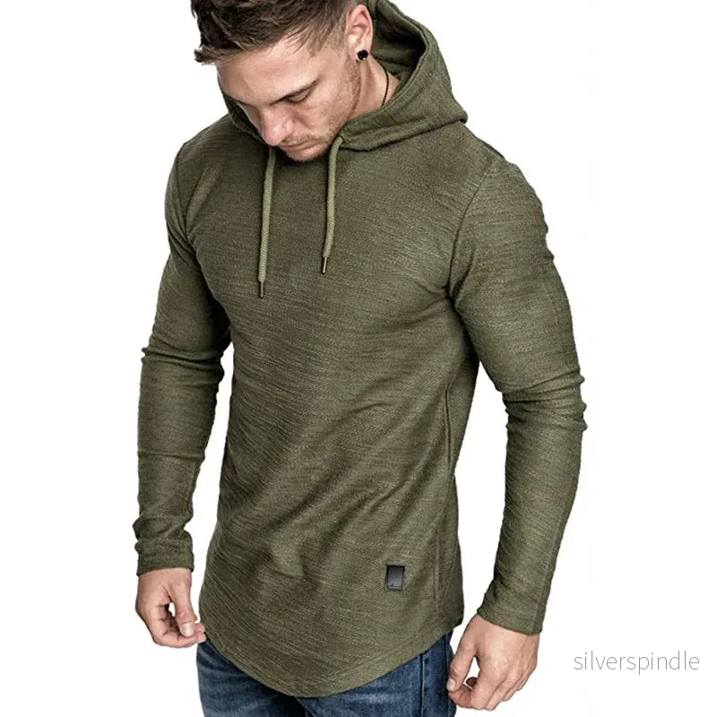 Ethan | Slim Fit Stickad Hoodie Män med Justerbar Huva - Bild 3