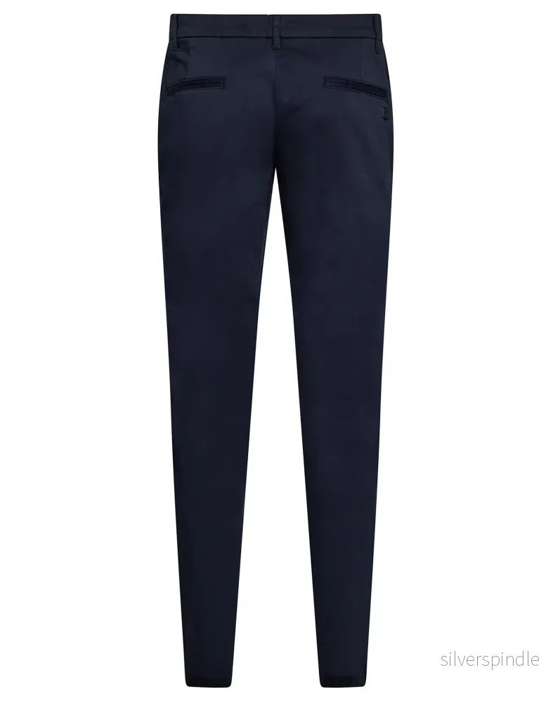 BS Salvatore Regular Fit Chinos - Navy - Bild 2