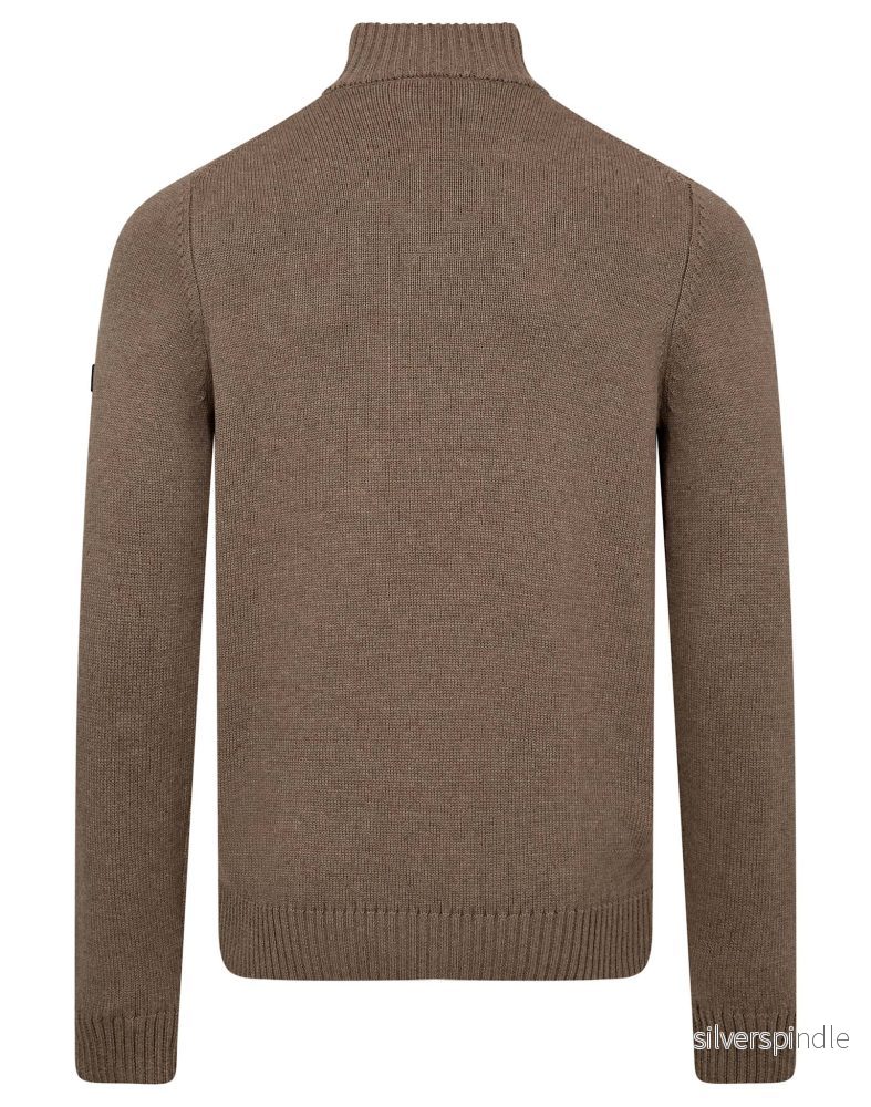 BS Naist Regular Fit Stickat - Brown - Bild 2