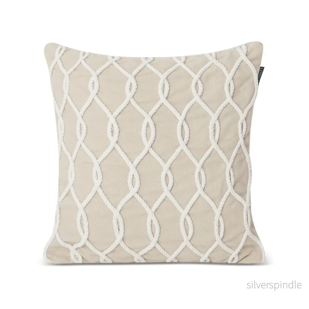 Lexington Rope Deco Recycled Cotton Canvas Kuddfodral – Outlet Lexington Rope Deco Recycled Cotton Canvas Kuddfodral – Outlet