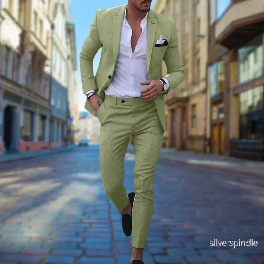 Liam | Elegant Slim Fit Kostym Herr för Bröllop och Formella Tillfällen - Bild 3