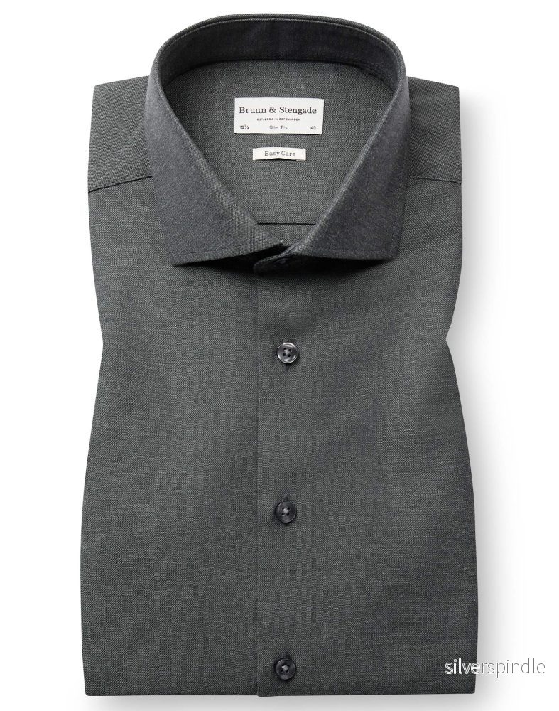 BS Witt Slim Fit Skjorta - Dark Green