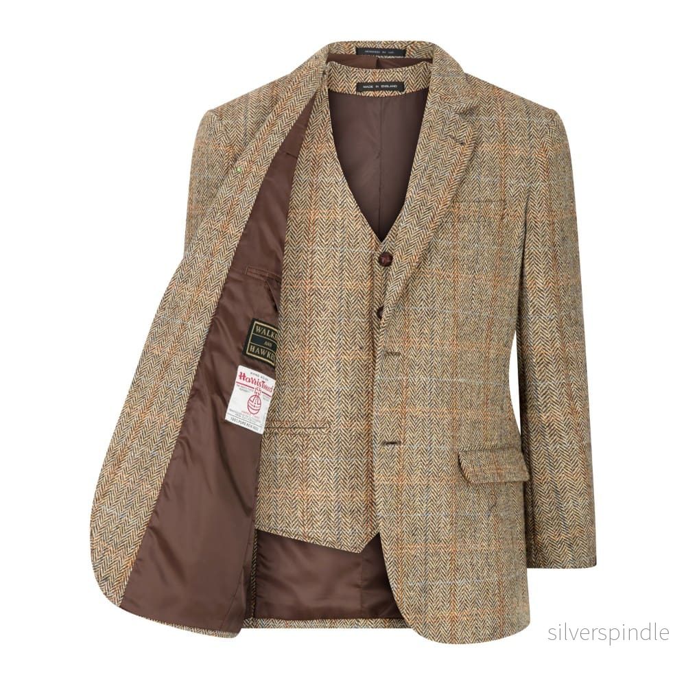 Walker & Hawkes Blakemore White Sand - Harris Tweed kavaj