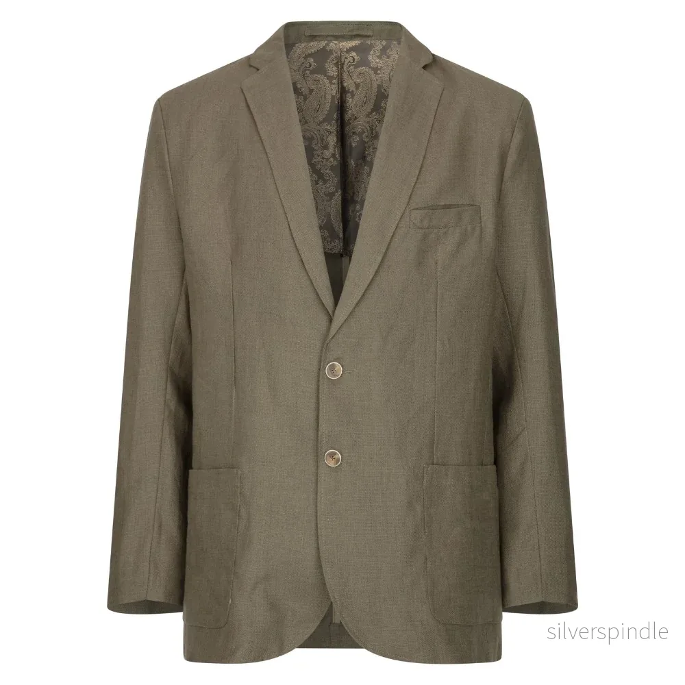 Walker & Hawkes - Banbridge linnekavaj Khaki - Bild 2