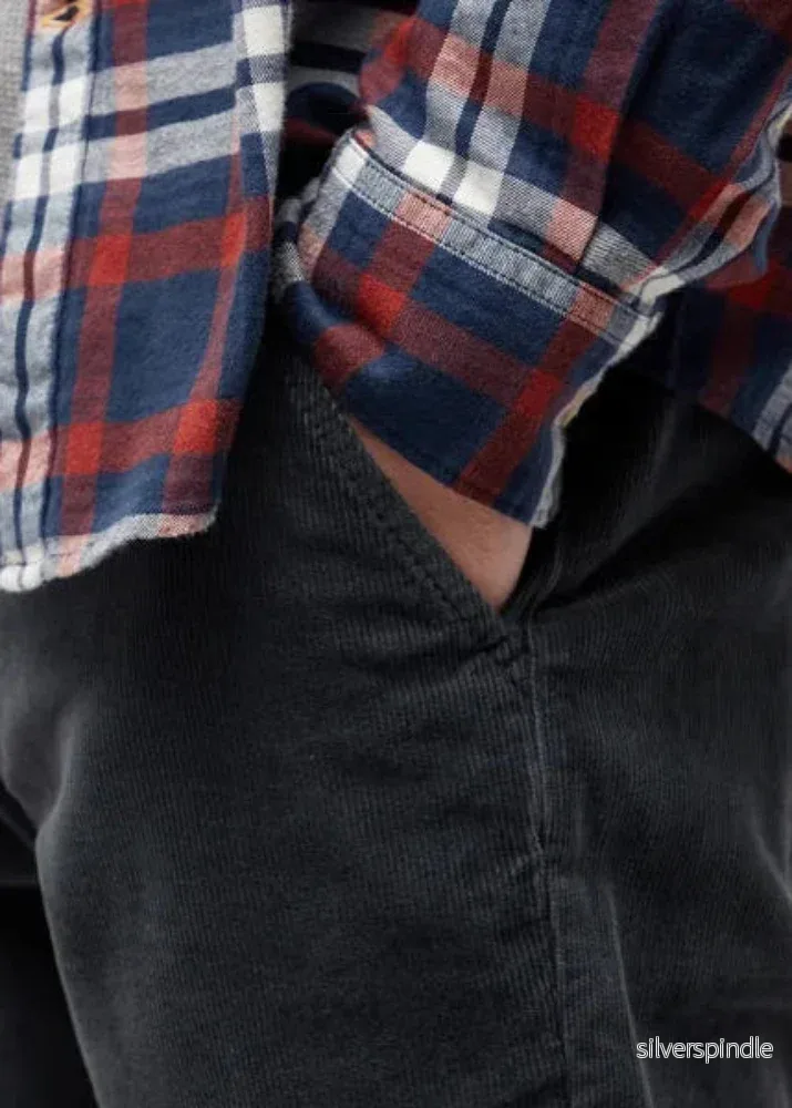 Barbour Neuston Stretch Cord Navy - Bild 2