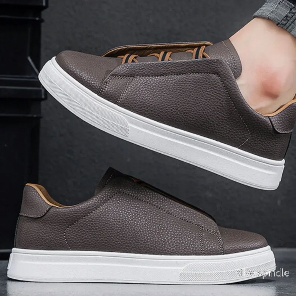 Ethan | Elegant Slip-On Sneakers Med Spetsdetalj För Stil Och Komfort