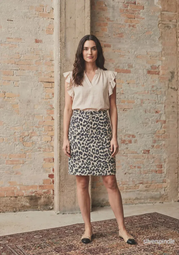 Como Printed Skirt - Leo - Bild 3