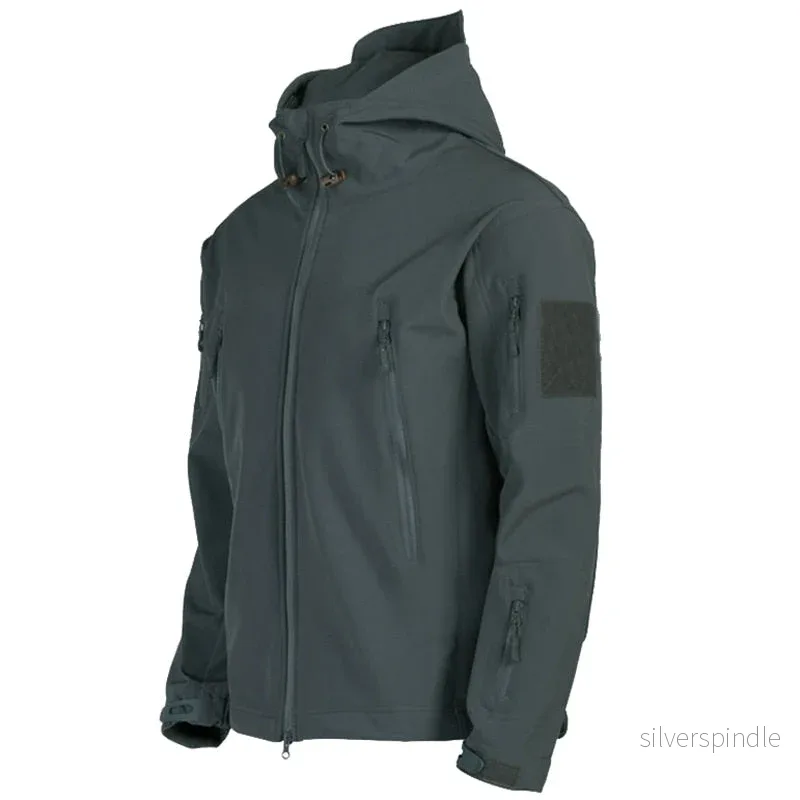 Liam | Vattentät Softshell Jacka Herr med Huva och Flera Fickor - Bild 3