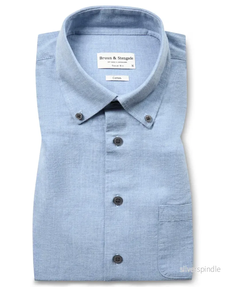 BS Floyd Casual Slim Fit Skjorta – Light Blue