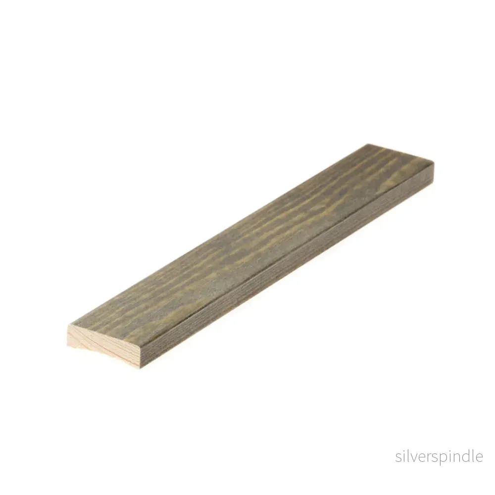 Täcklist 12x42x2400, Furu, Bastuskyddad Grå - Bild 2