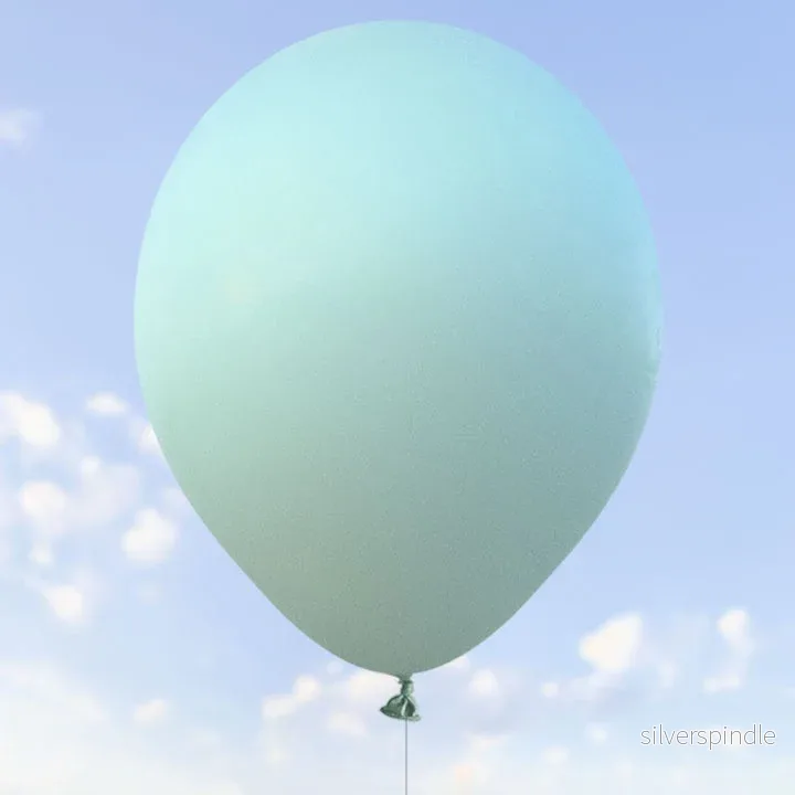Matt gröna ballonger 28 cm – 100-pack