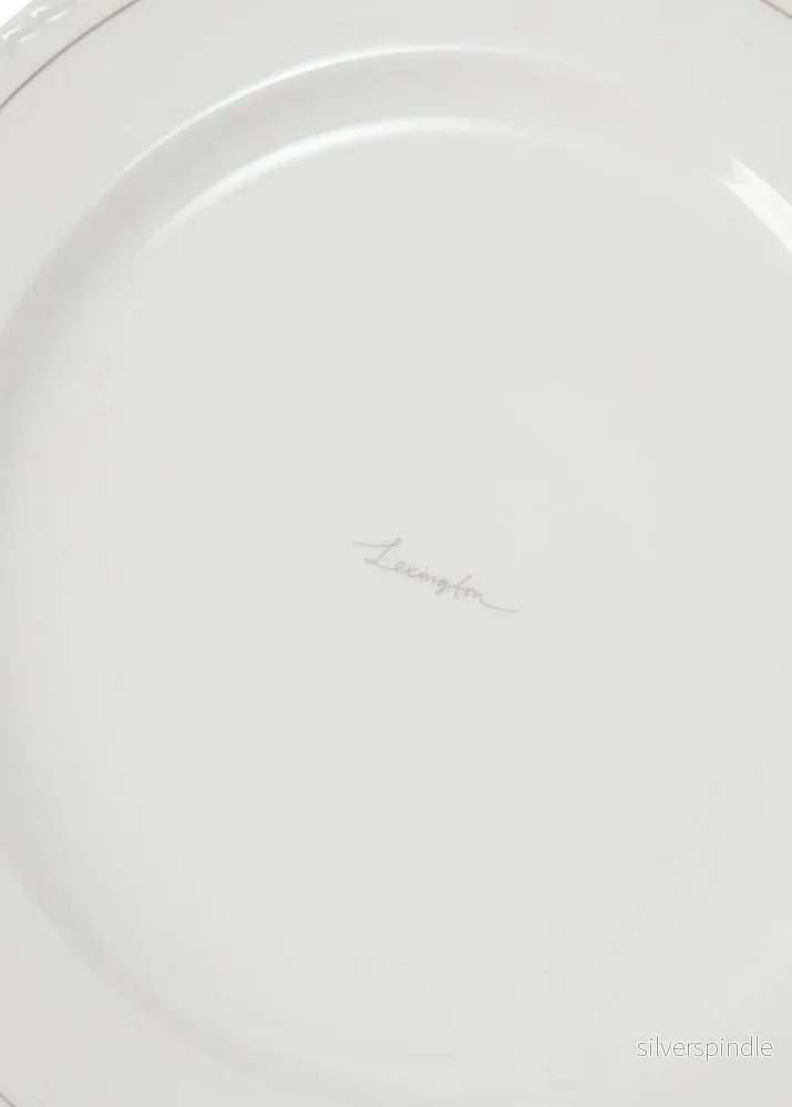 Lexington Porcelain Dinner Plate 4/setWH/BE - Bild 2