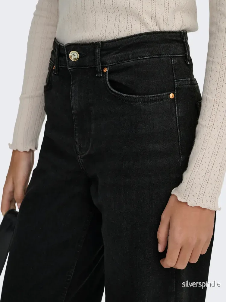 MADISON BLUSH HW WIDE WASHED BLACK L30 - Bild 2