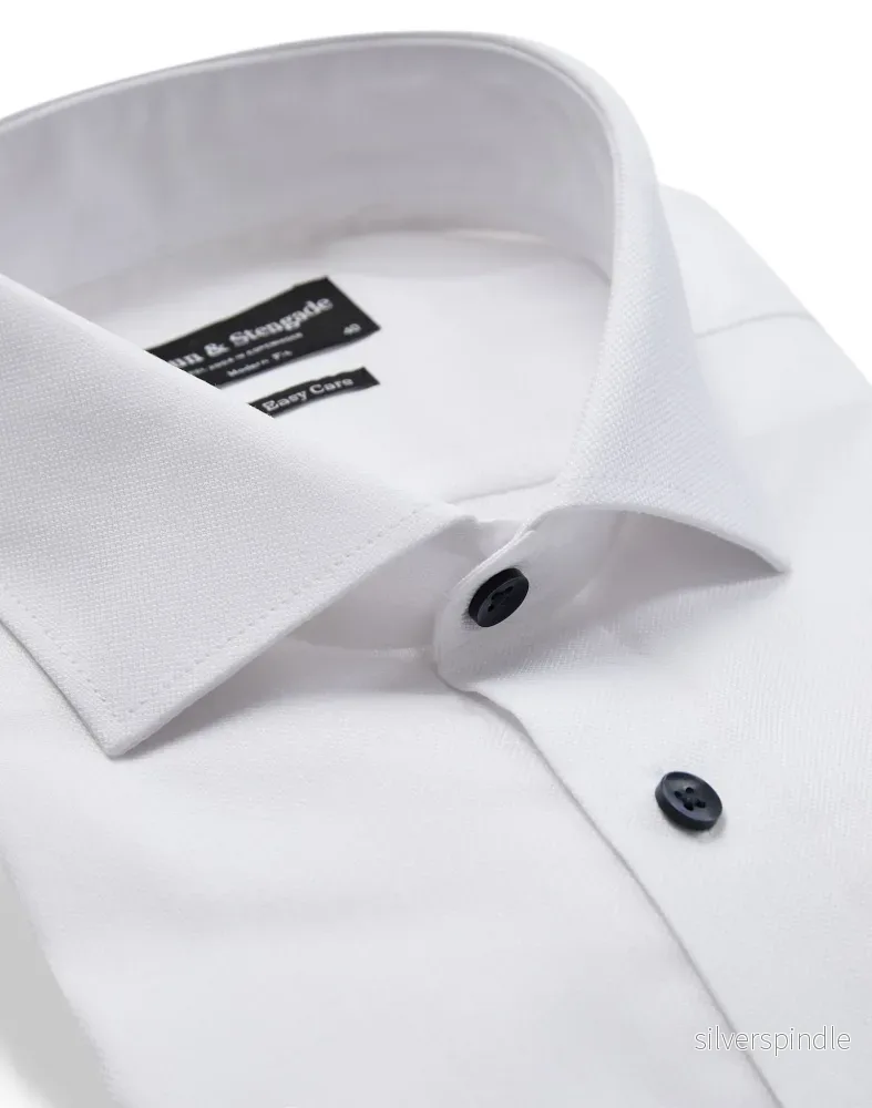 BS Stas Modern Fit Skjorta - White - Bild 2
