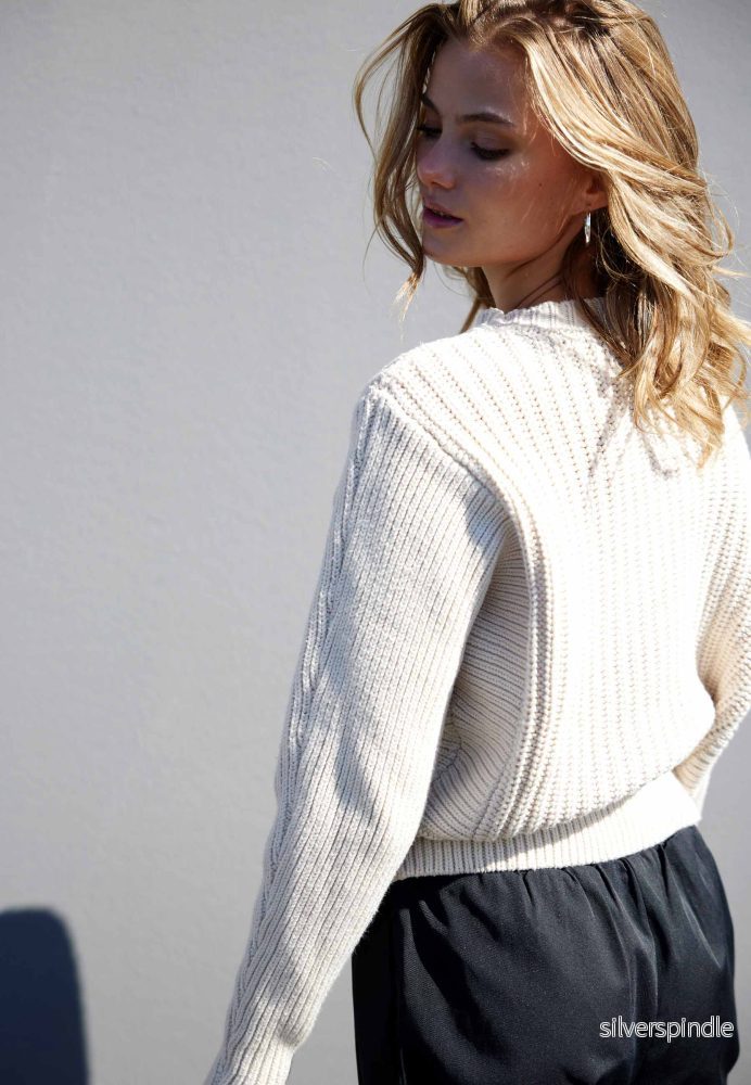 RELAXED SWEATER TRÖJA - Vit - Bild 2
