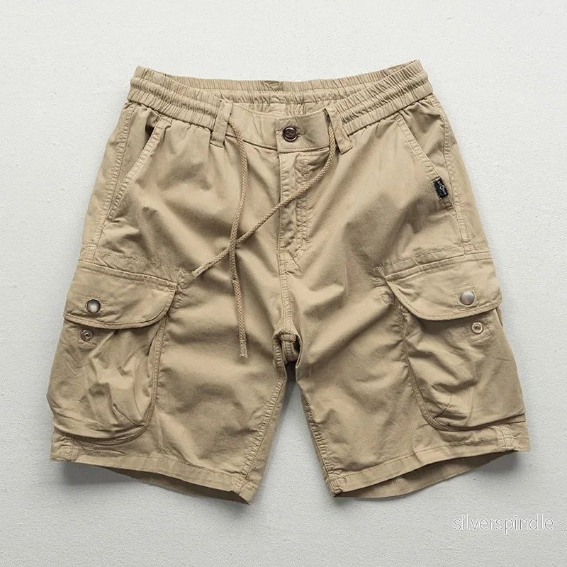 Ethan | Avslappnade Cargo Shorts med Dragsko och Fickor Ethan | Avslappnade Cargo Shorts med Dragsko och Fickor