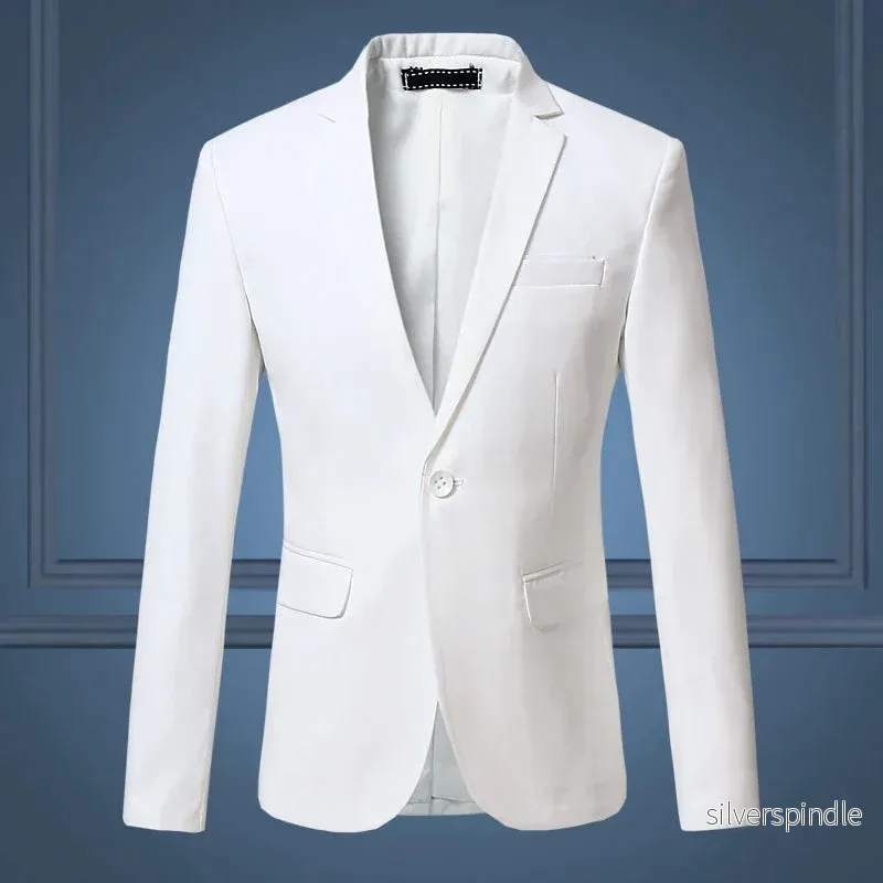 Elegant Vinröd Blazerjacka för Män med Skräddarsydd Siluett | Mångsidig Design för Formella och Smart Casual Tillfällen - Bild 2