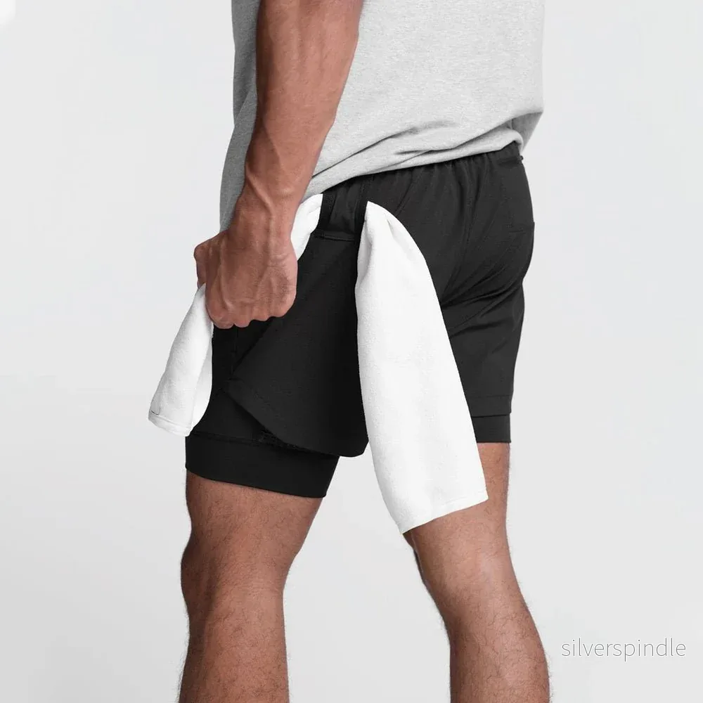 Träningsshorts för Män med Fukttransporterande Tyg | Flexibel Design för Optimal Rörelsefrihet - Bild 3