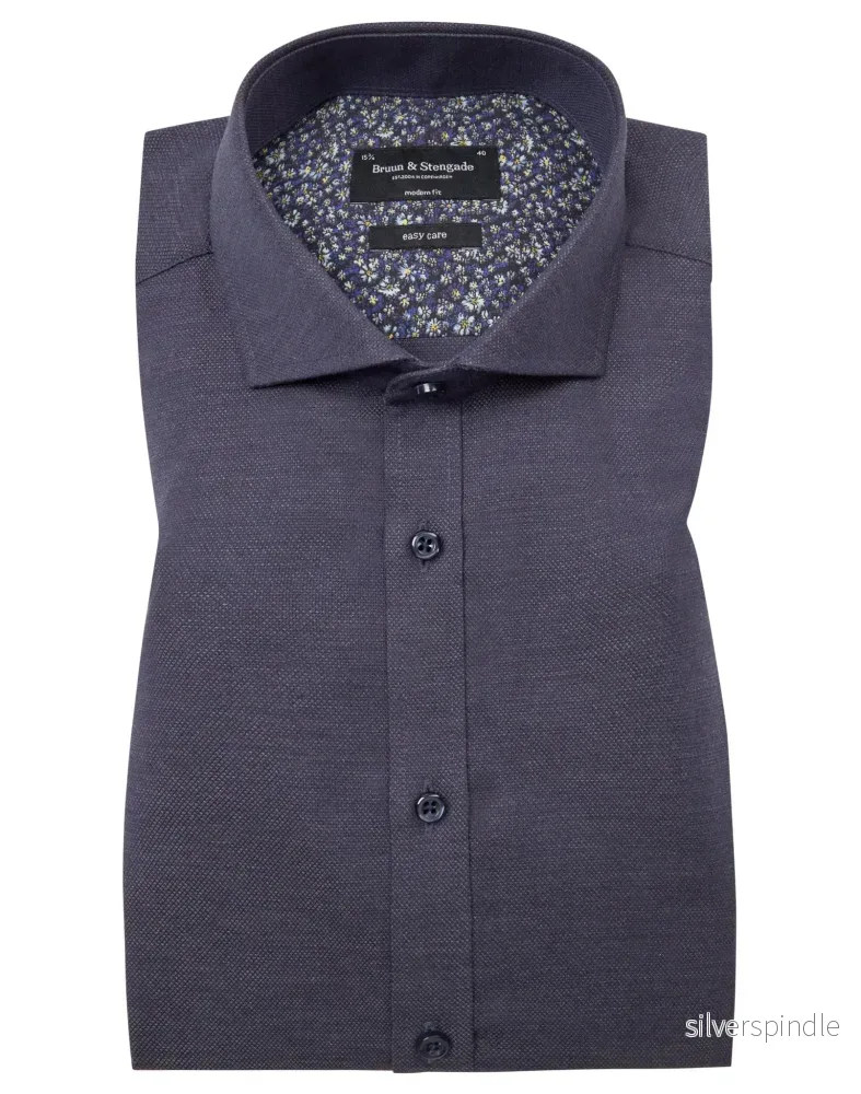 BS Ziyech Modern Fit Skjorta – Thunder BS Ziyech Modern Fit Skjorta – Thunder