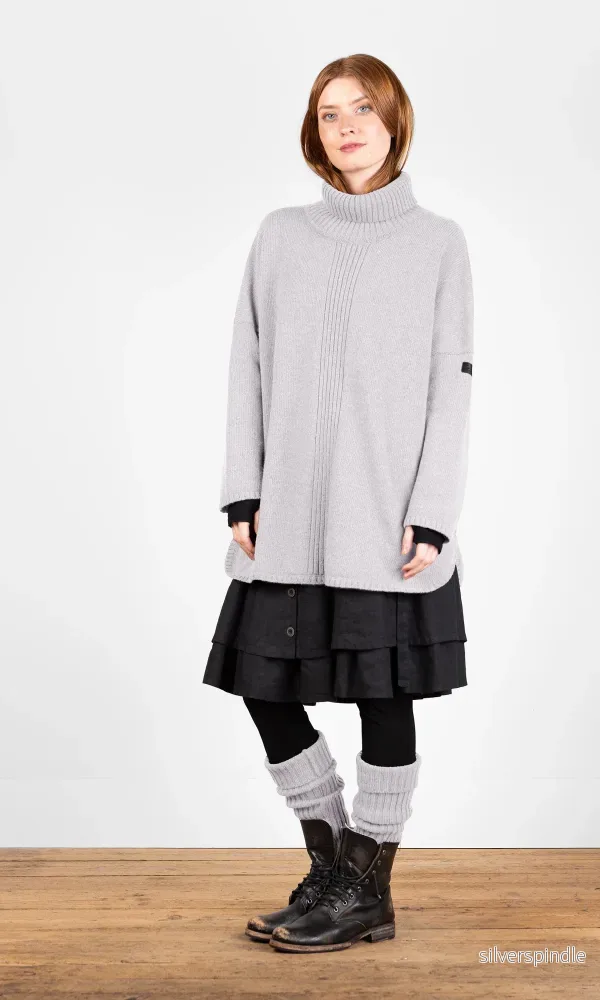 Ulltröja med polokrage, oversize Ulltröja med polokrage, oversize