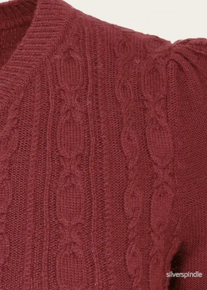 Ice Skater Cardigan - Rust - Bild 3