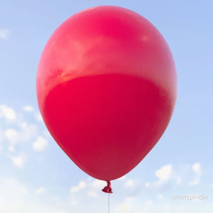 Röda ballonger 28 cm – 100-pack