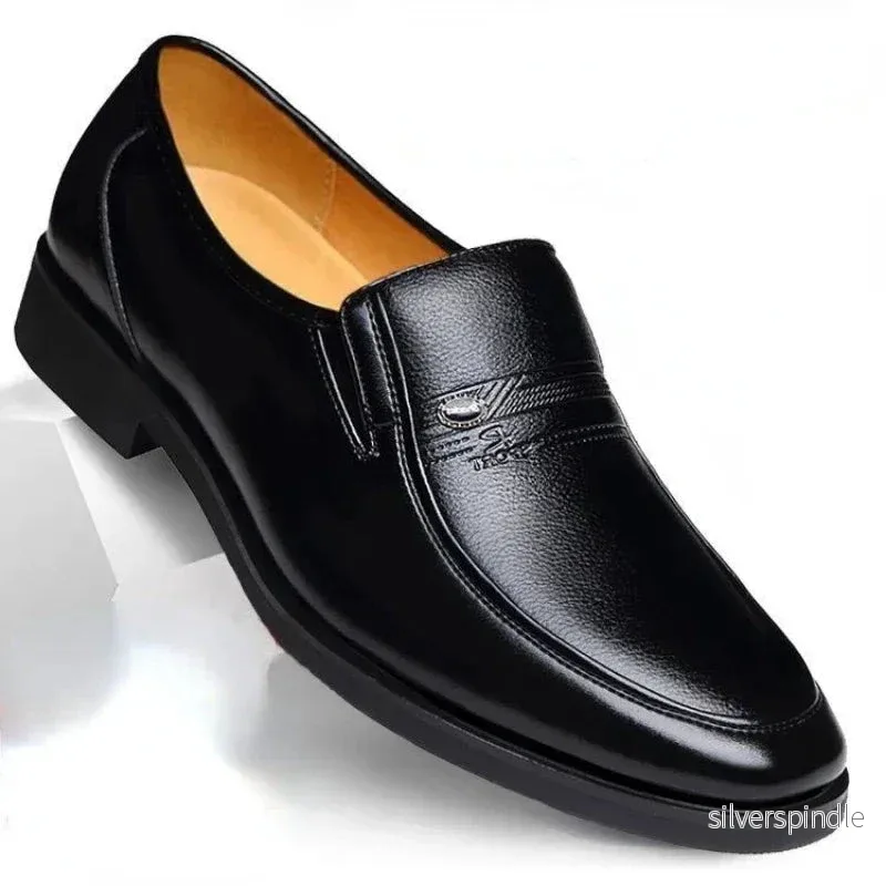 Klassiska Loafers Män | Polerade Slip-On Skor med Elegant Design | Tidlös Stil för Affär och Fritid - Bild 3