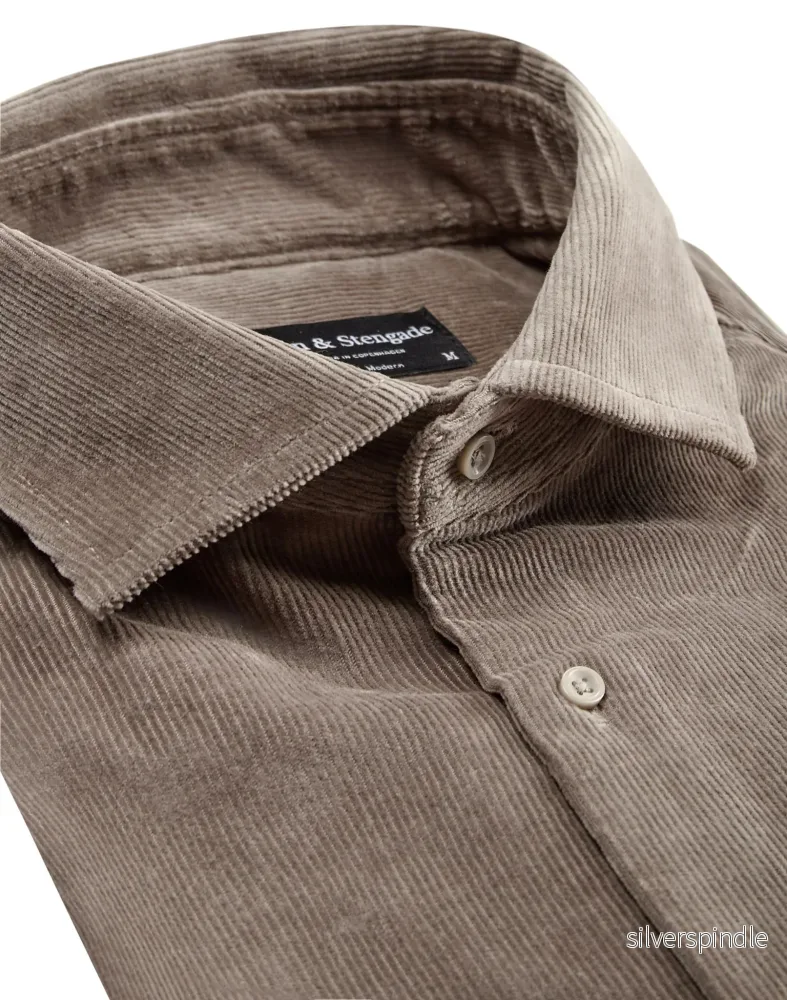 BS Horten casual modern fit Skjorta - Mud - Bild 2