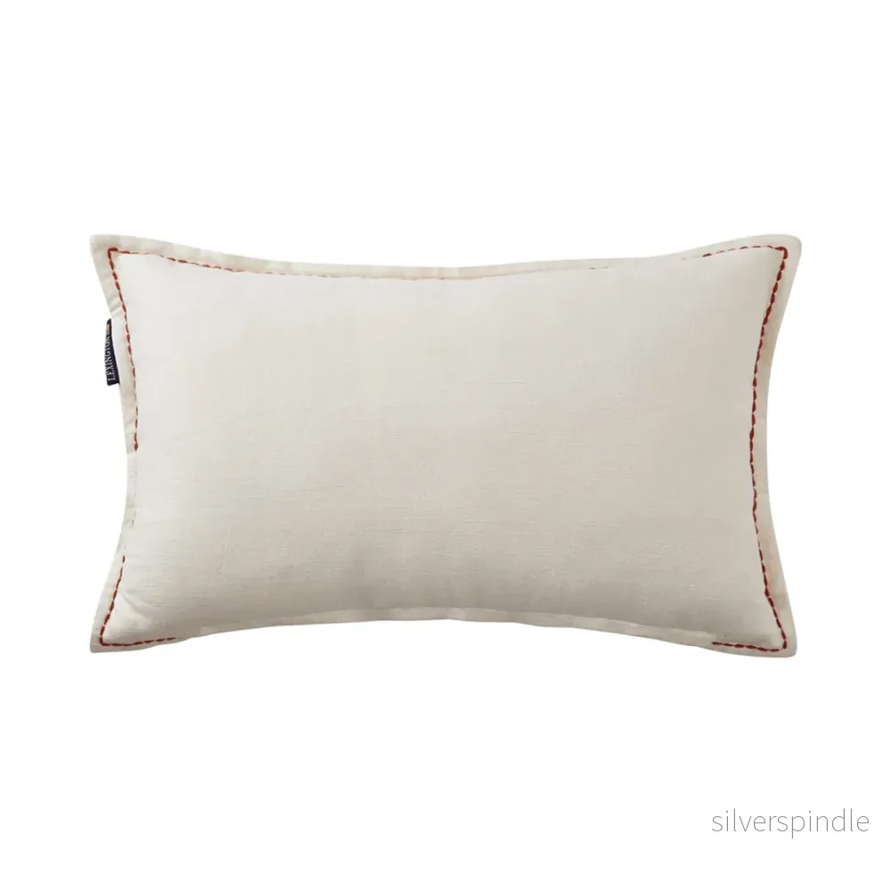 Lexington Logo Embroidered Linen/Cotton 30x50 Kudde - Bild 3