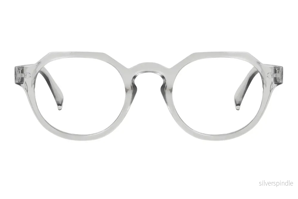 JACK transp grey Reading Glasses NEW