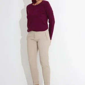 PANTALONE CON RISVOLTO 03651 – Ljusbrun PANTALONE CON RISVOLTO 03651 – Ljusbrun