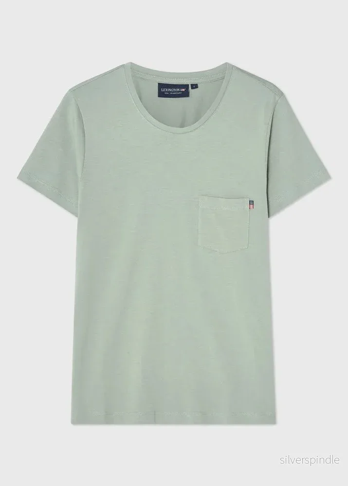 Lexington Cotton Modal Blend Classic Tee Green