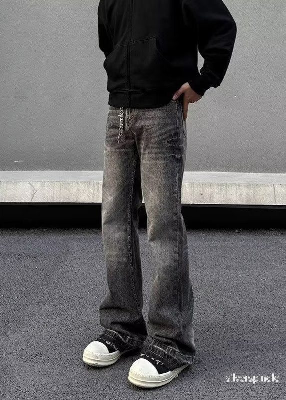 Ethan | Slim Fit Svarta Herrjeans Med Raka Ben