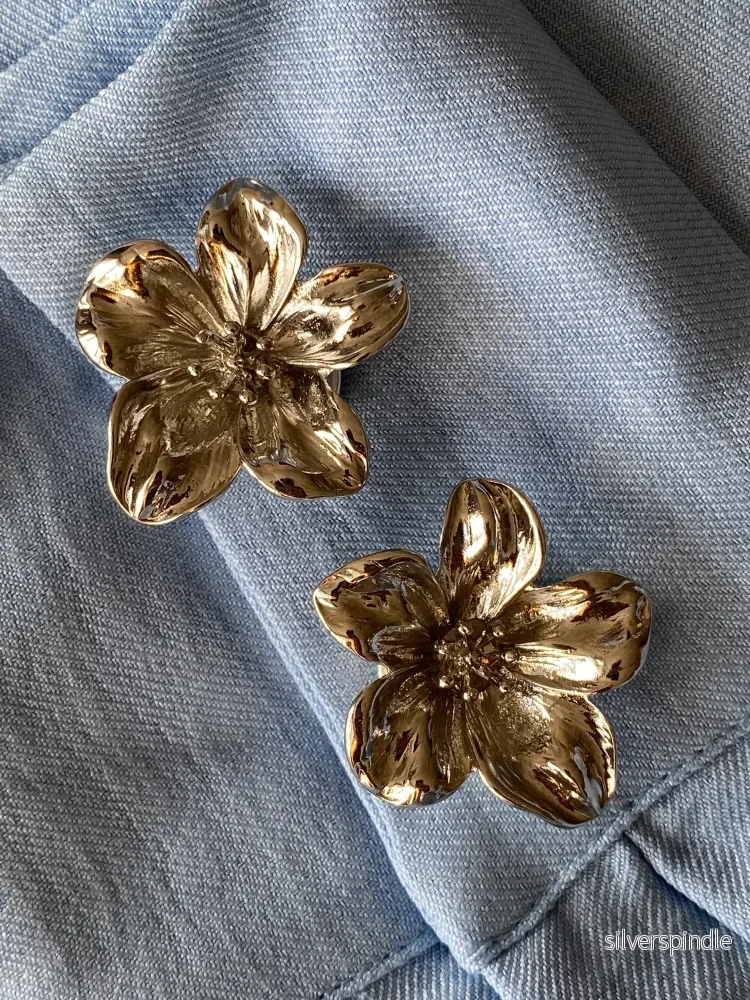 Silver Bloom Button covers - Bild 2