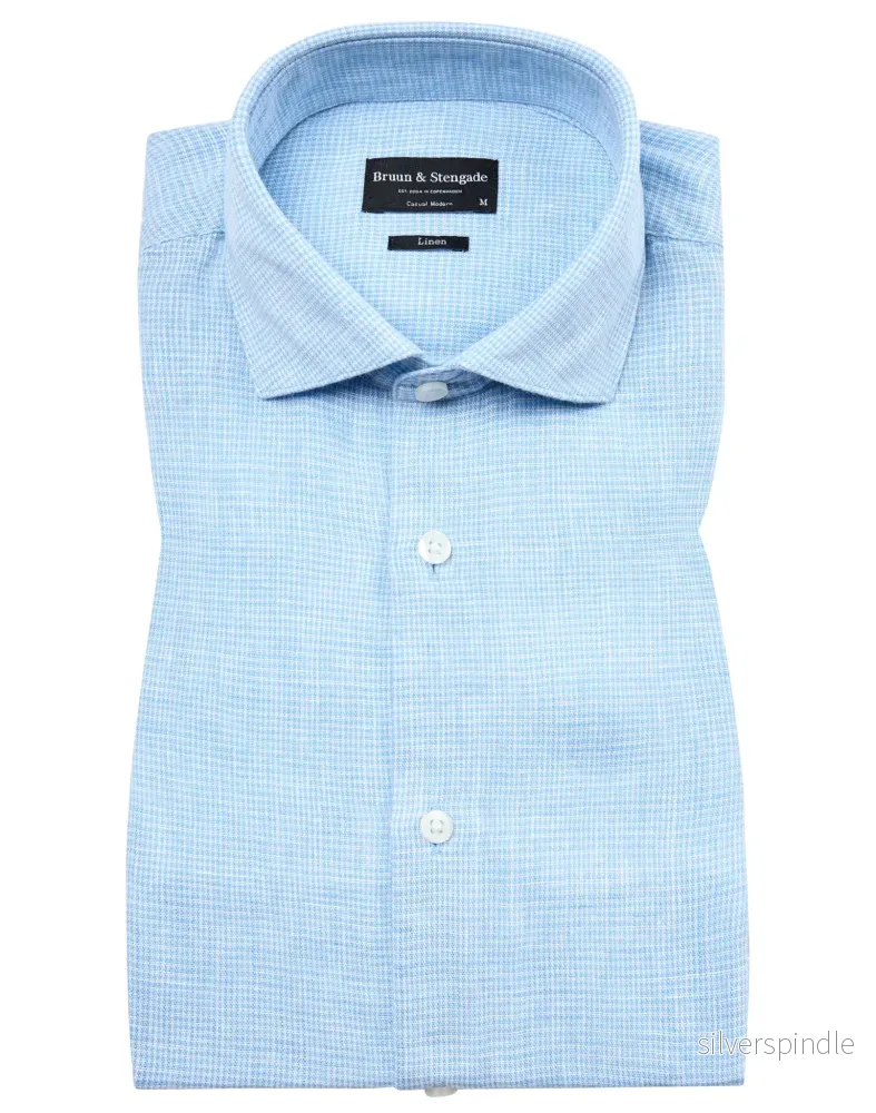 BS Toledo Casual Modern Fit Skjorta – Light Blue