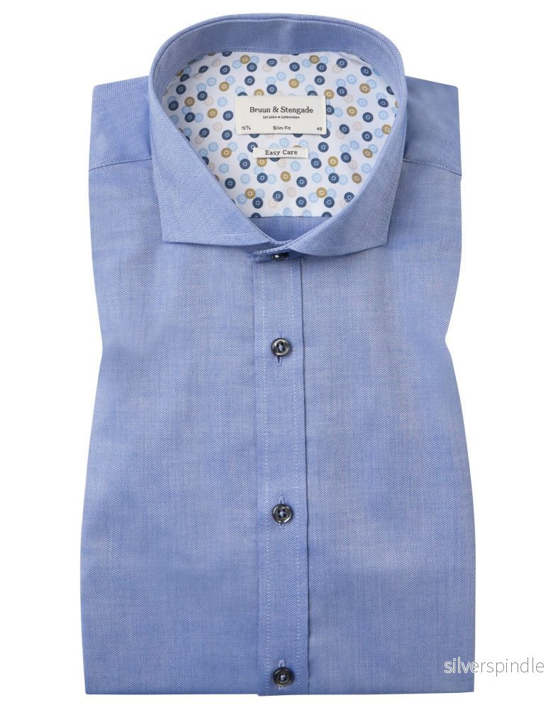 BS Matthaus Slim Fit Skjorta - Blue