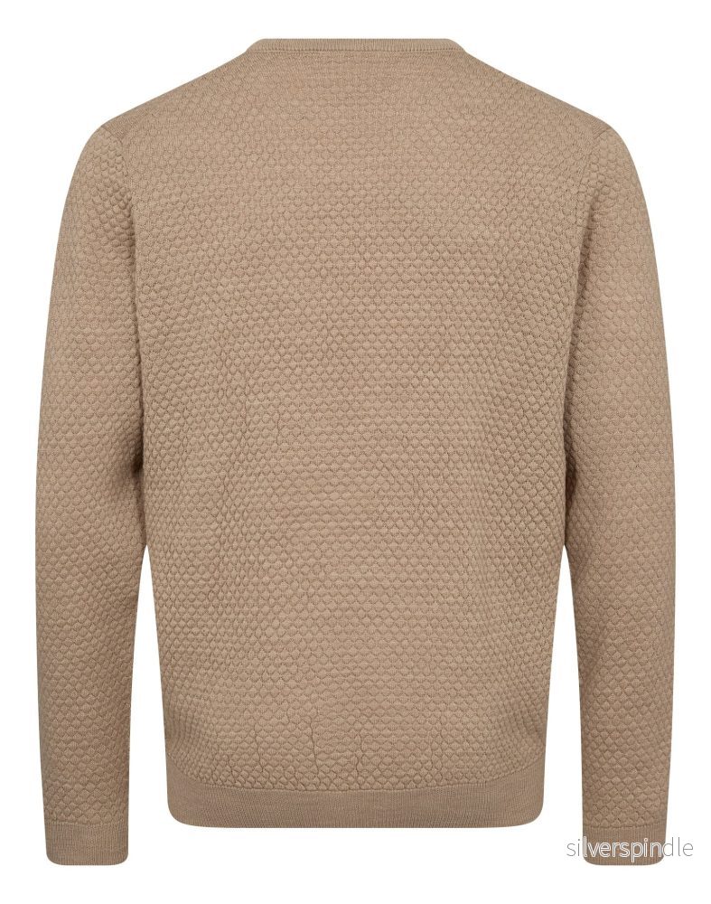 BS Irving Regular Fit Stickat - Sand - Bild 2
