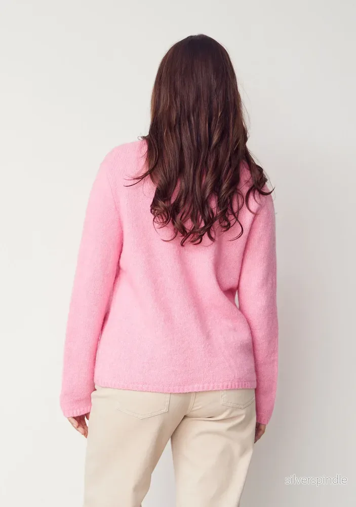 Anna Classic Cardigan - Fresh Pink - Bild 2