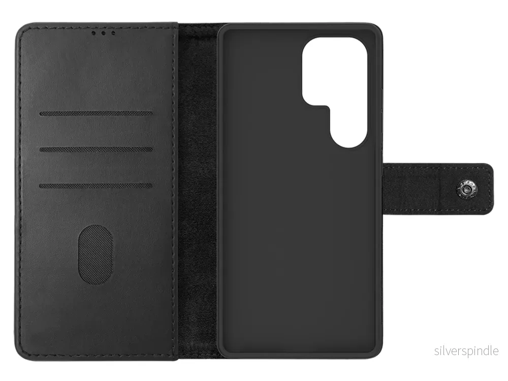 Plånboksfodral Samsung S25 Ultra – Svart